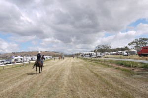 View of the Kulin race track