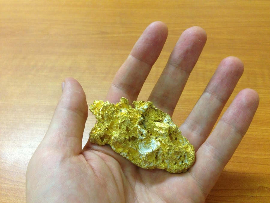 This 10oz nugget is worth roughly $16,000