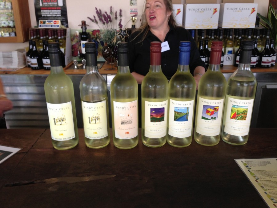 Selection of Windy Creek whites