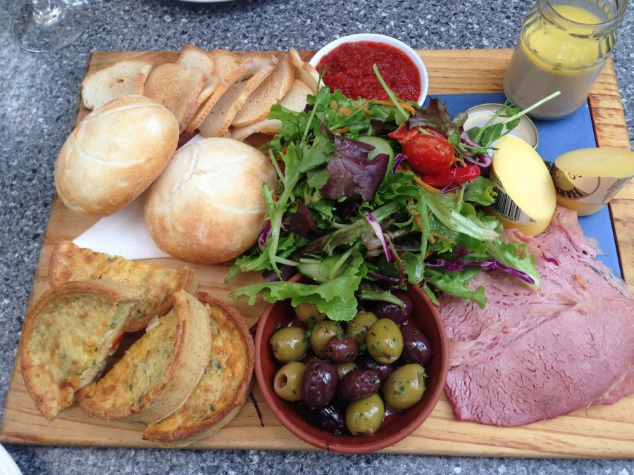 The equally impressive Houghton Winery Meat Platter