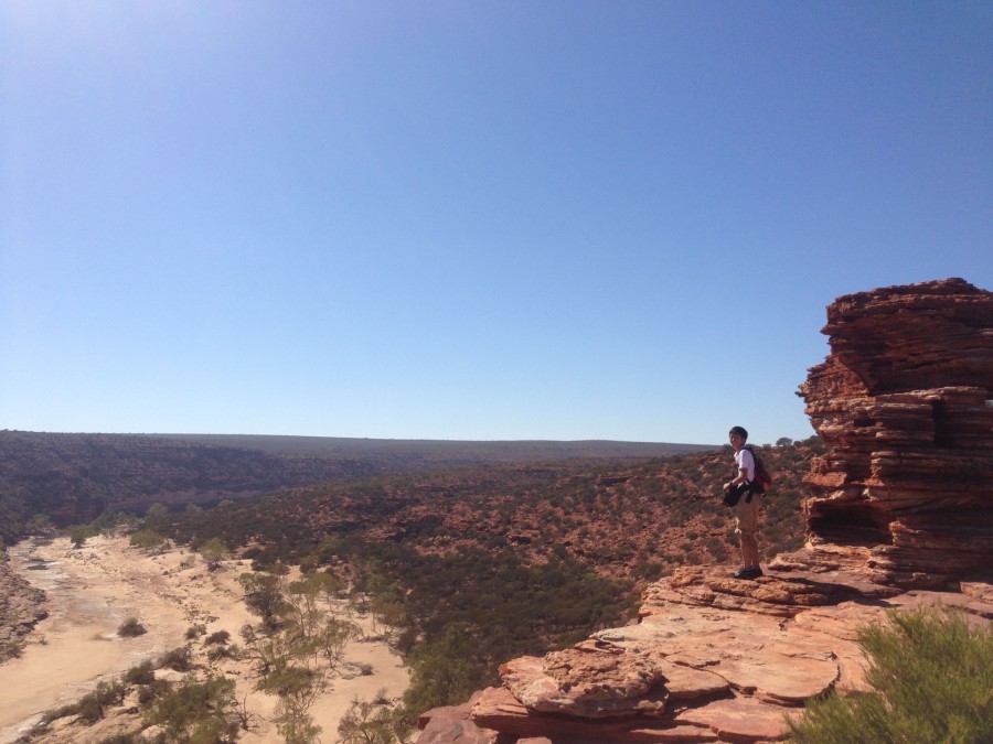 Joe from our tour group surveying the Murchison