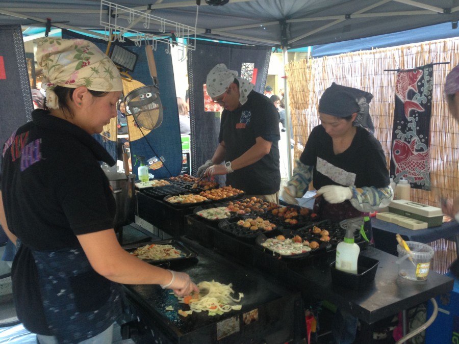 Japanese street food at the Hawkers Market
