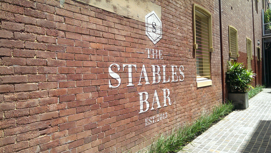 The Stables Bar, aptly named on Hay Street