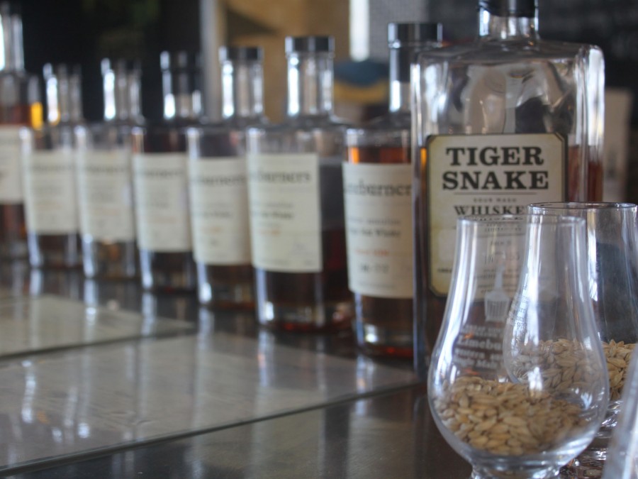 ...to sample the first legally produced and manufactured bourbon in Australia, Tiger Snake.