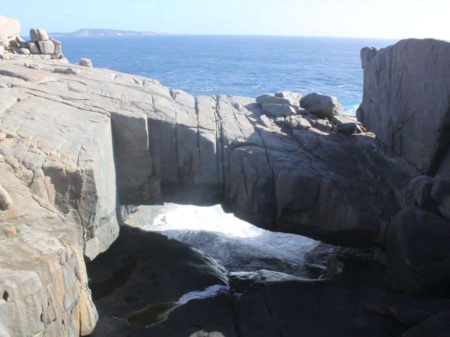 ...and this is Natural Bridge, sculpted by the crashing waves of the Southern Ocean...